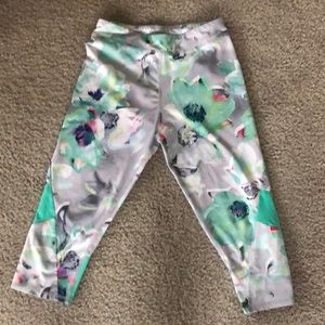 Girls adidas cropped leggings